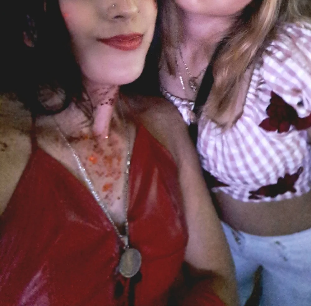 SHEIN Red Faux Leather Top - Picture 2 of 5